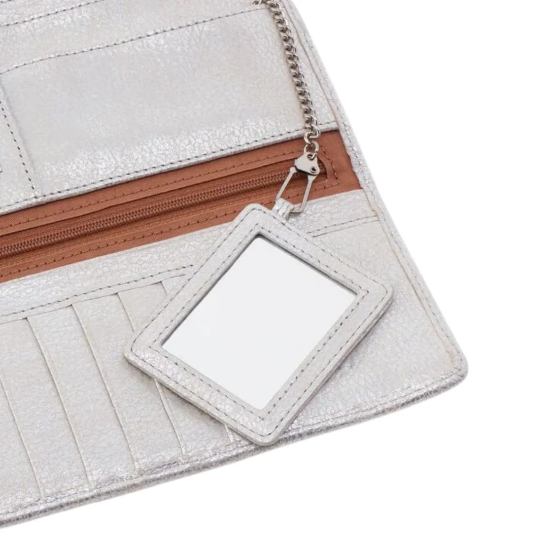 Rachel Clutch Wallet Silver
