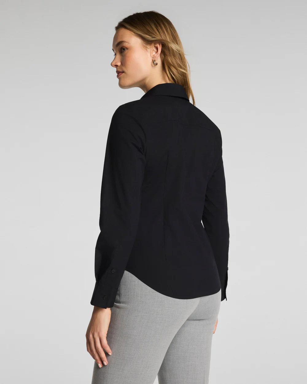 Poplin No Gape Button Down