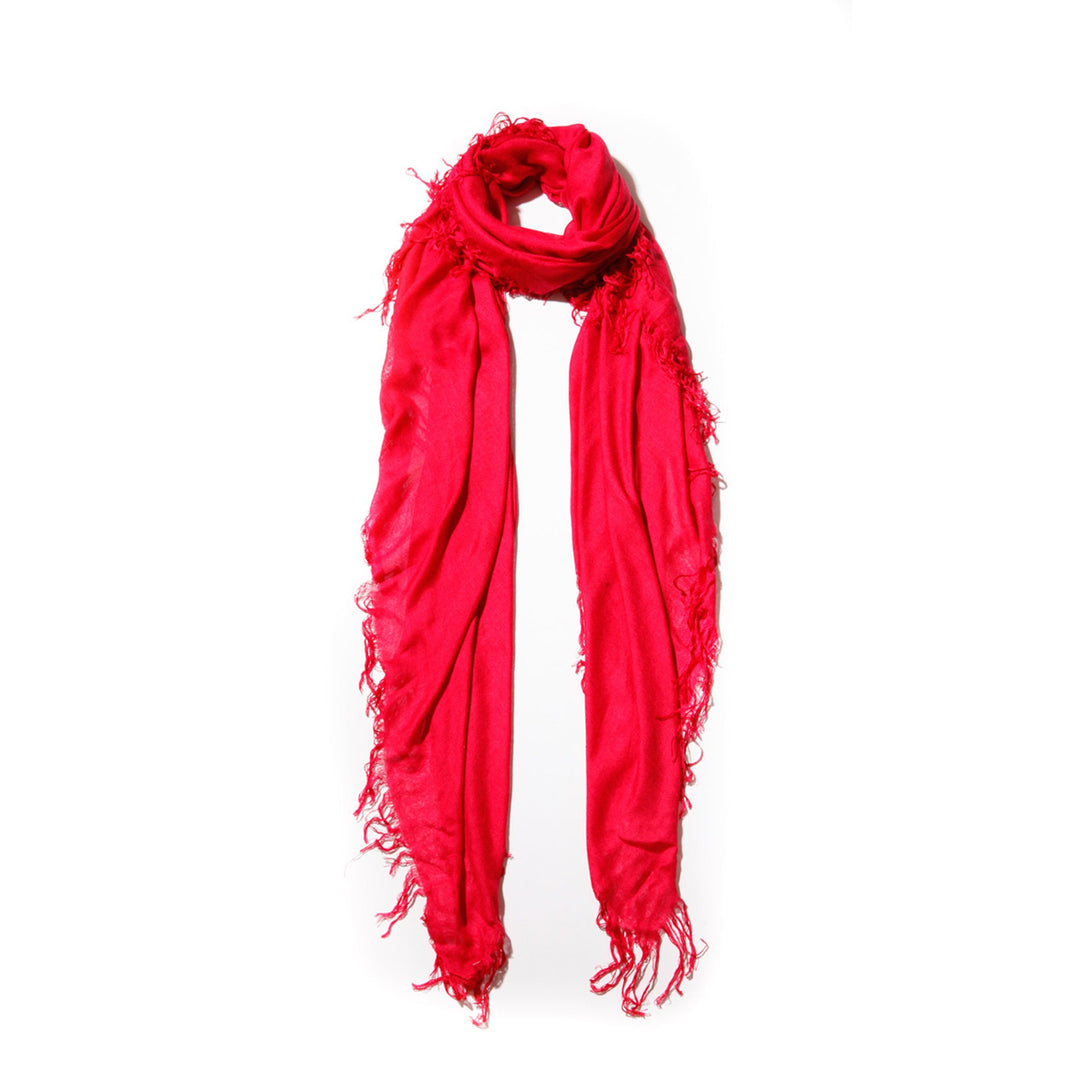 Blue Pacific Tissue Solid Scarf