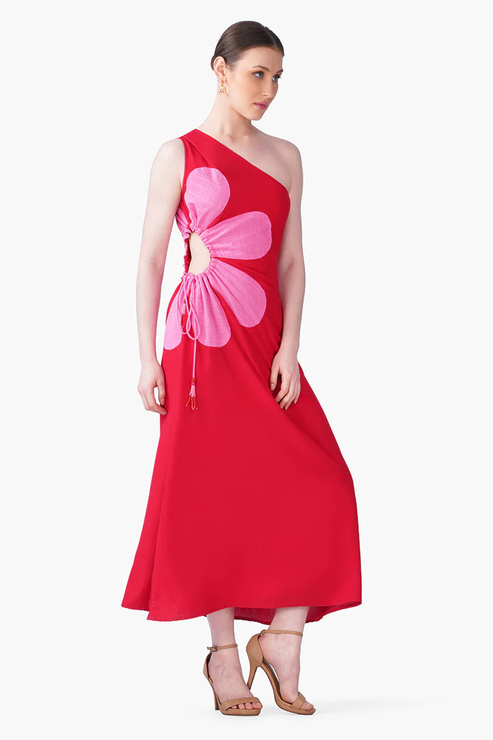 Scarlet Petal Dress