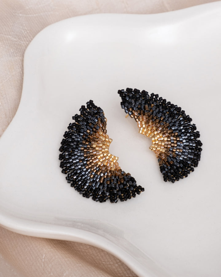Ginkgo Leaf Stud Earrings