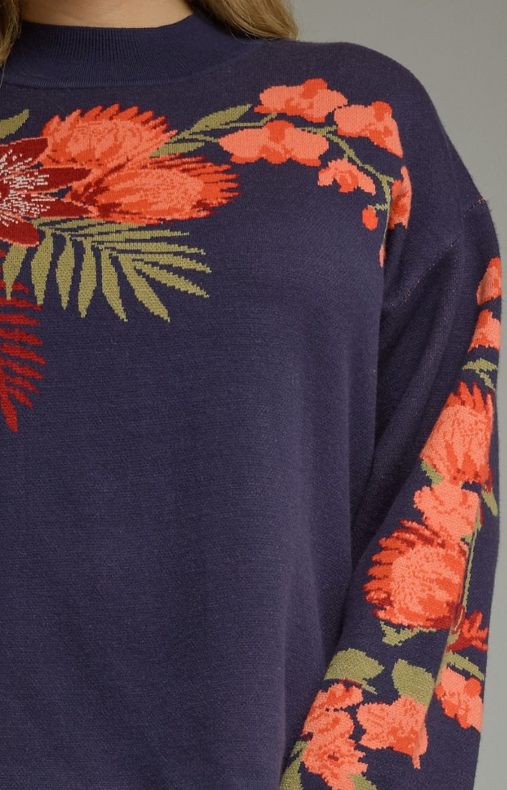 Floral Sweater