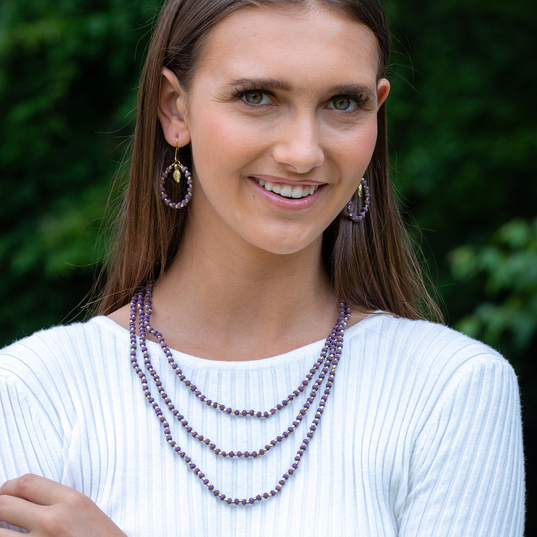 Mulberry 3 Strand Necklace