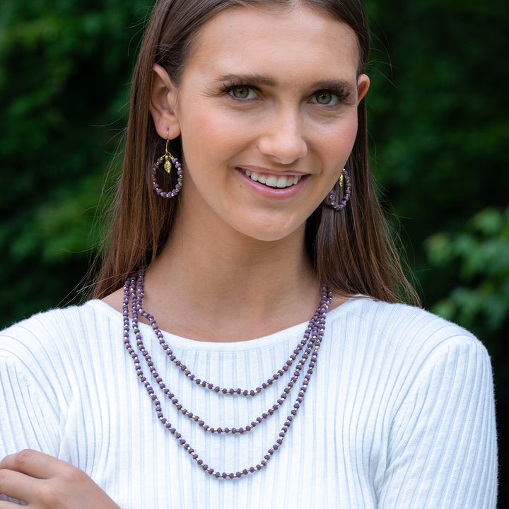 Mulberry 3 Strand Necklace