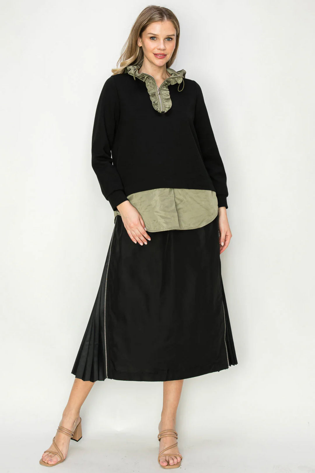 Jelani Side Zip Skirt