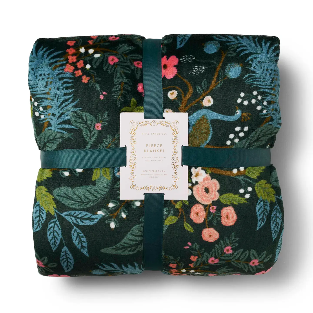 Peacock Fleece Blanket