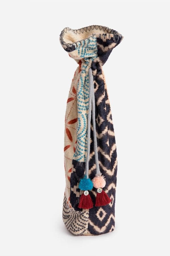 Holiday Wine Tote