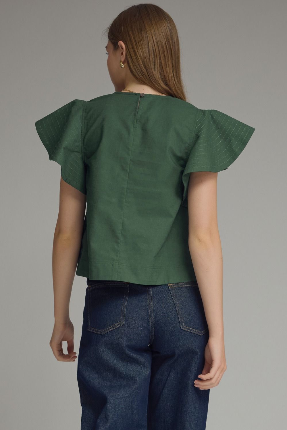 Flying Sleeve V Top