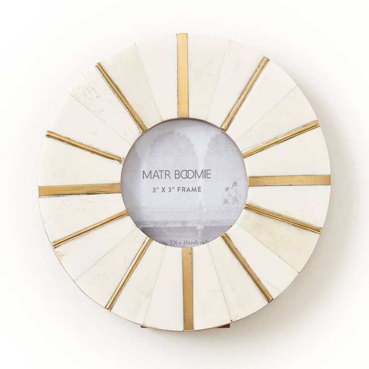 Mukhendu Bone 3x3 Round Frame