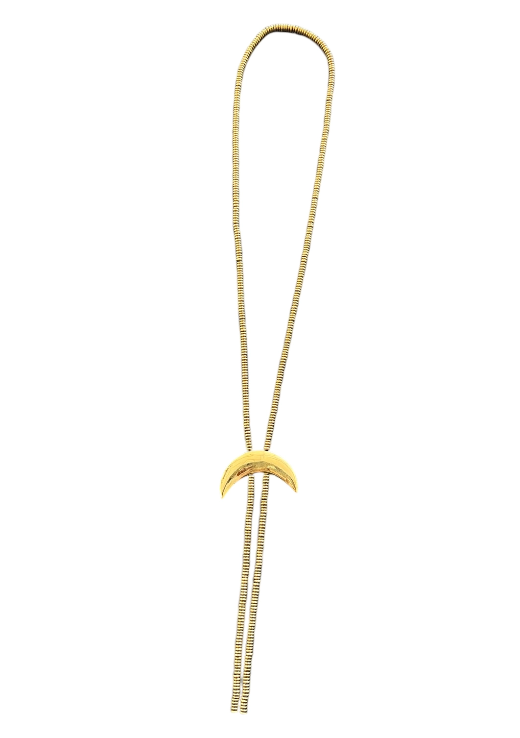 Crescent Bolo Necklace