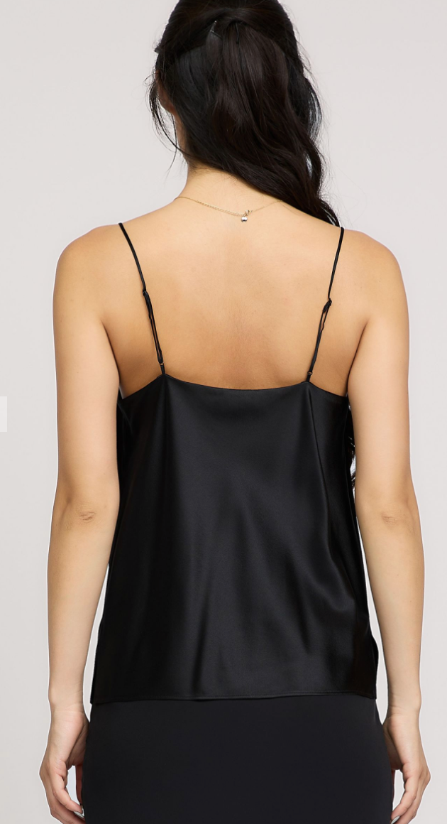 Silk Cowl Cami