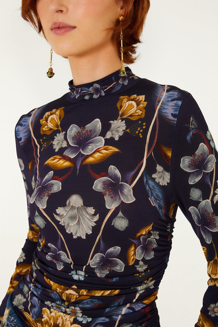 Golden Nature Jersey Blouse