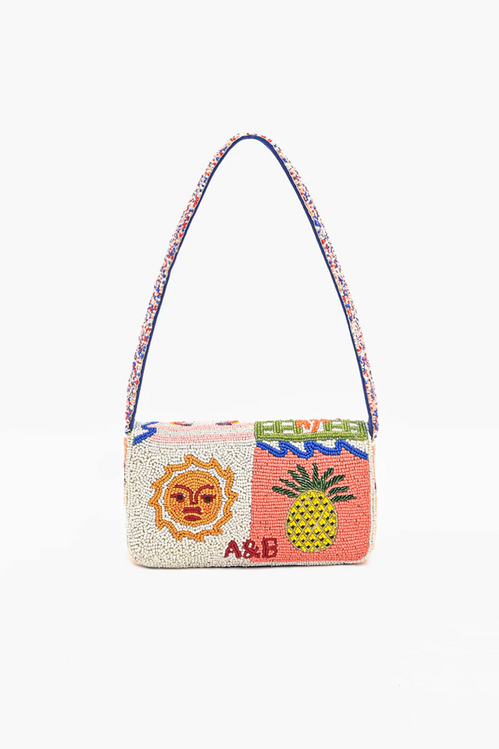 Sun Sea Beaded Handbag