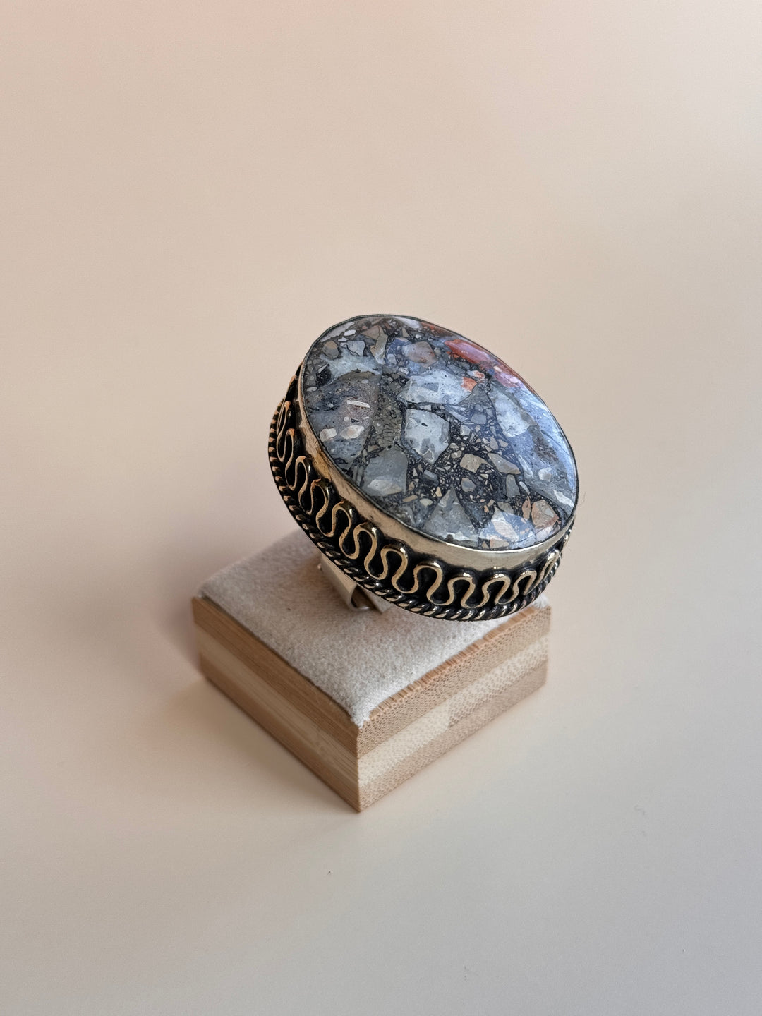 Lamisi Brecciated Jasper Ring