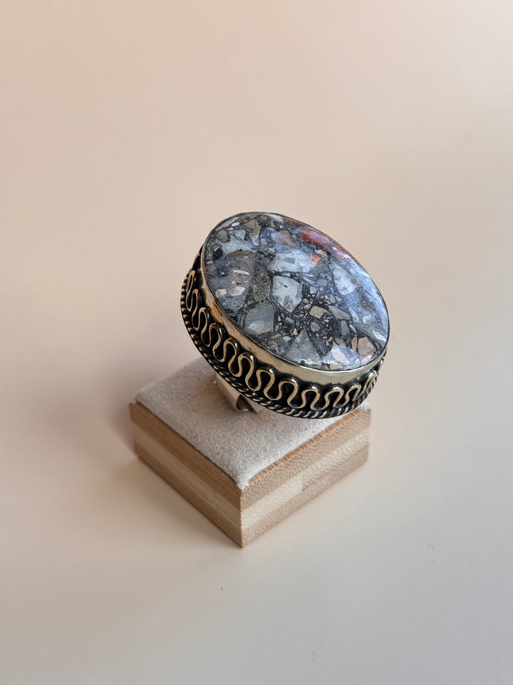 Lamisi Brecciated Jasper Ring