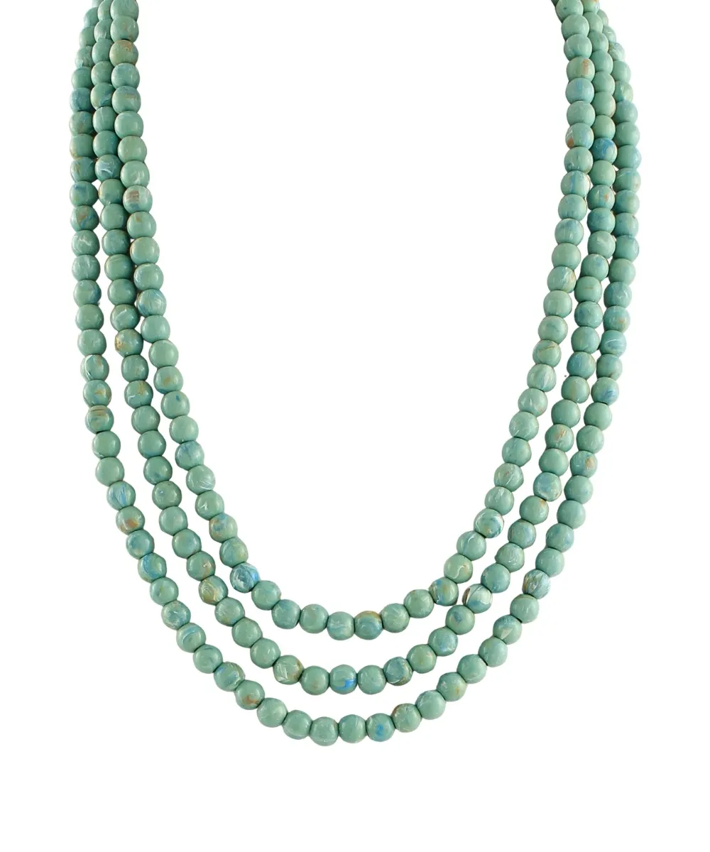 Marble Agate Long Necklace
