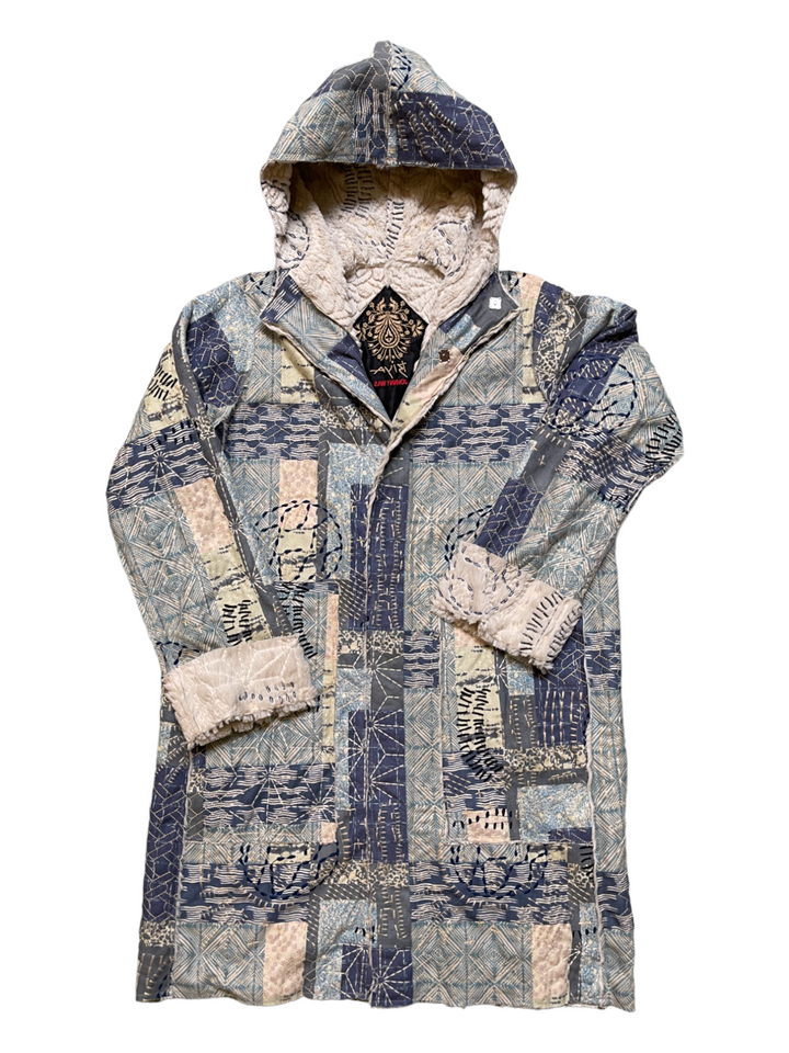 Johnny Was Shasiko Patch Fur Jacket