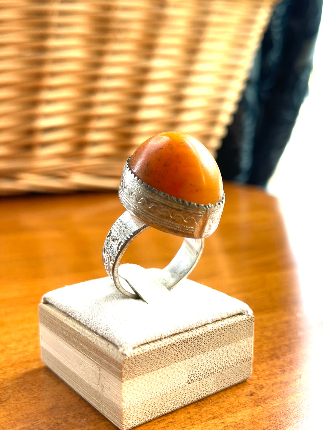 Tuareg Amber Ring