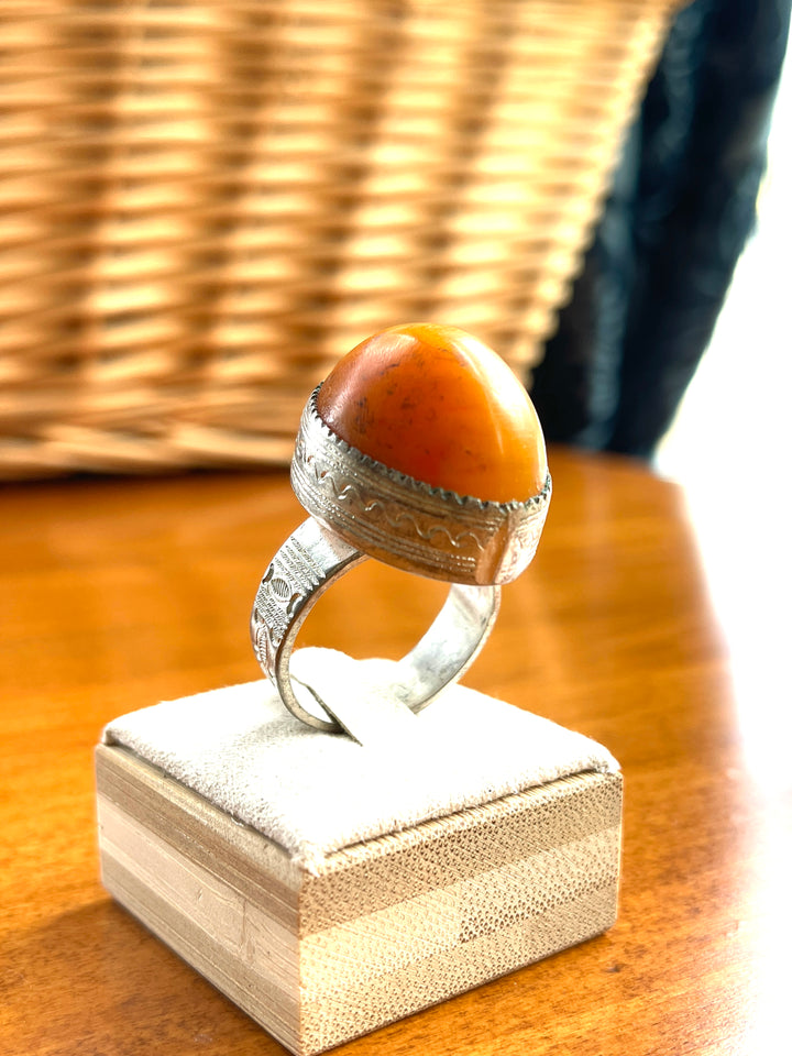 Tuareg Amber Ring
