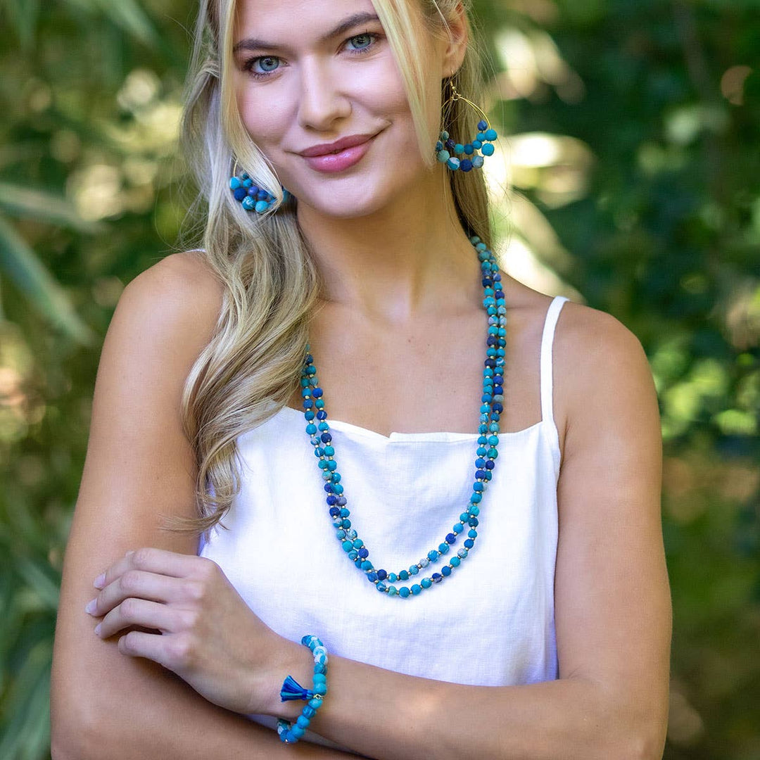Aasha Monochrome Long Necklace