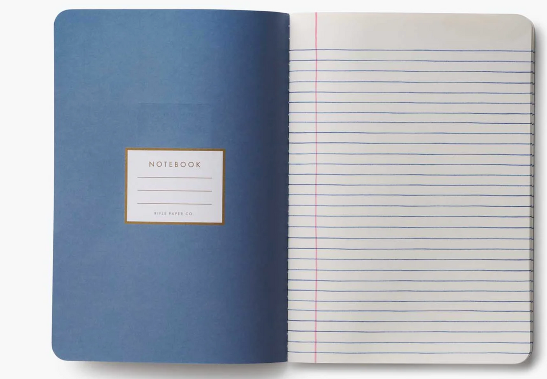 Set of 3 Schoolhouse Notebooks