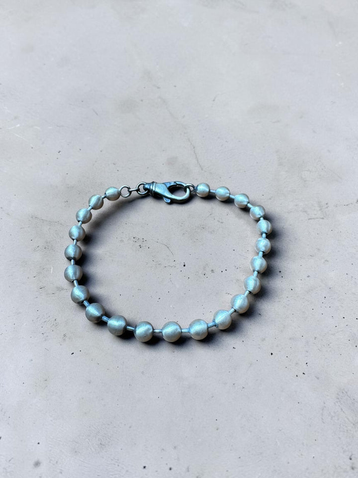 Pearl Oxy Sterling 925 Mens Bracelet