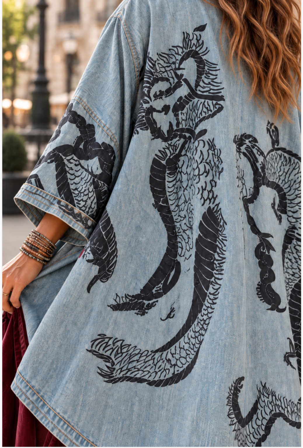Dragon Chambray Duster