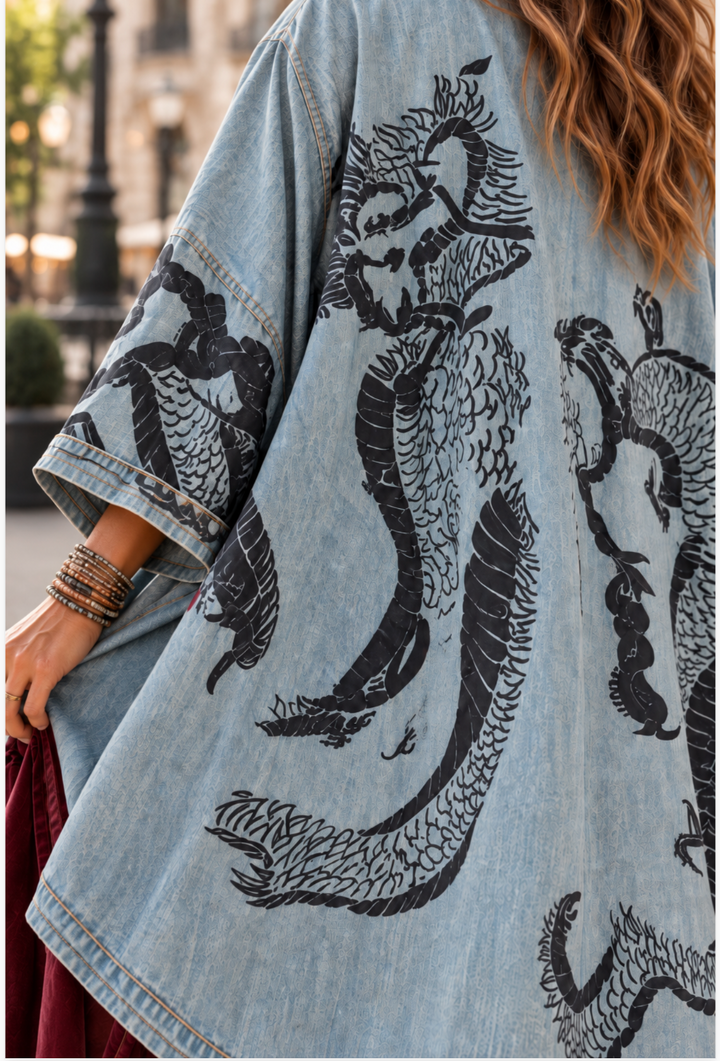 Dragon Chambray Duster