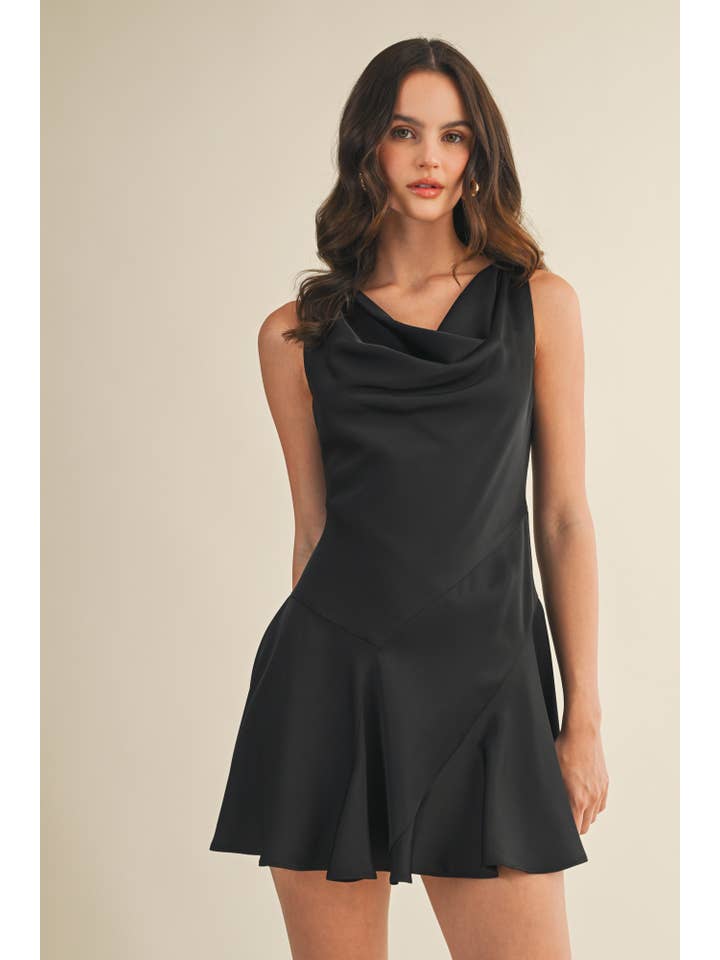 Cowl LBD Dress