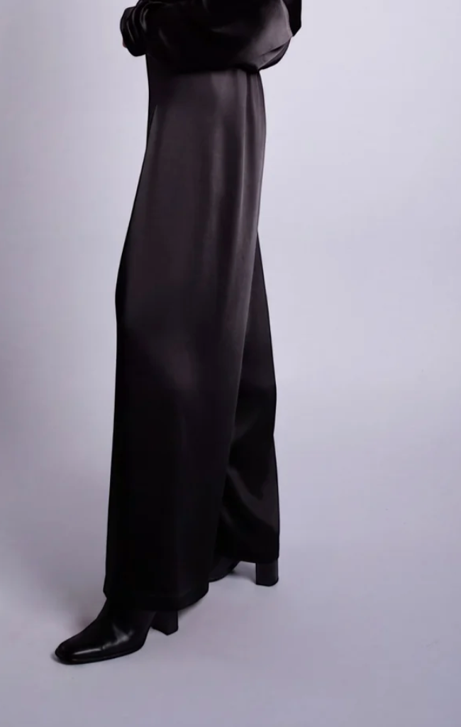 Single Pleat Sateen Pant