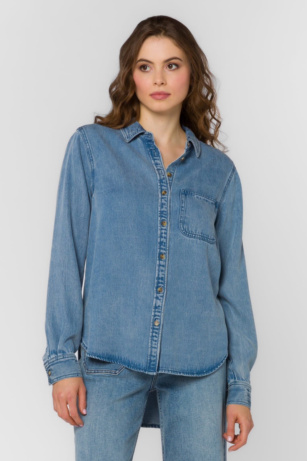 Bennett Denim Button Up