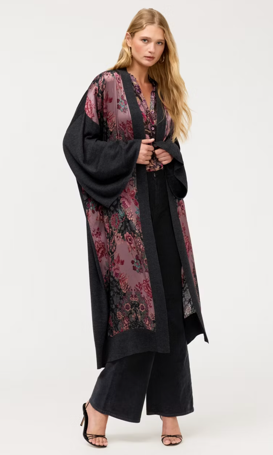 The Printed Knit Kimono