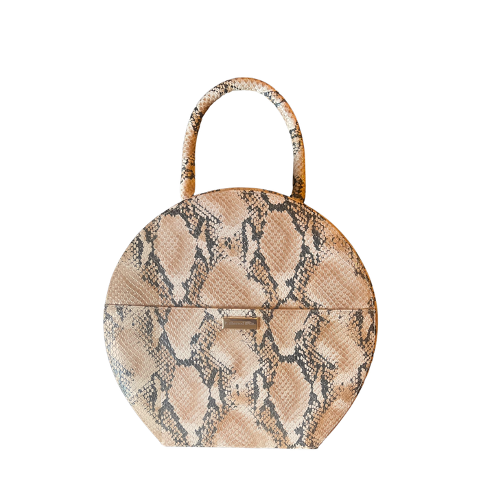 Bailey Embossed Large Circle Bag