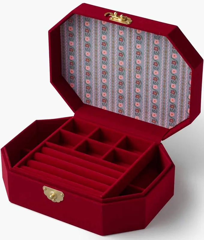 Embroidered Jewelry Box