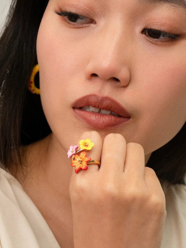 Tropical Flowers Ring