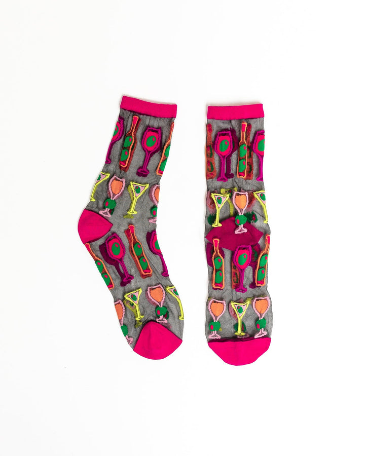 Cocktail Hour Socks