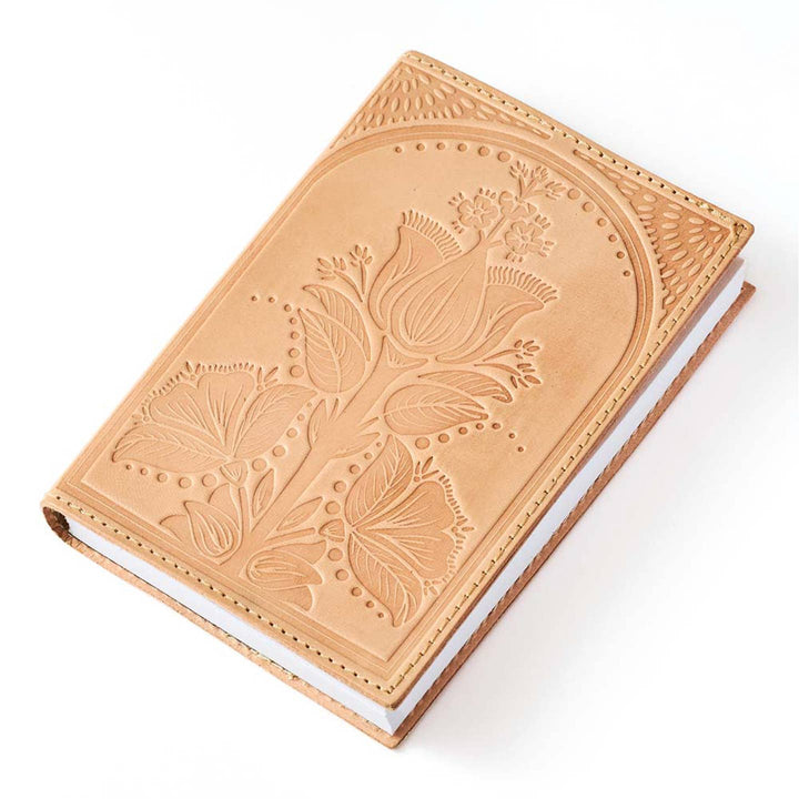 Embossed Leather Floral Journal 5x7