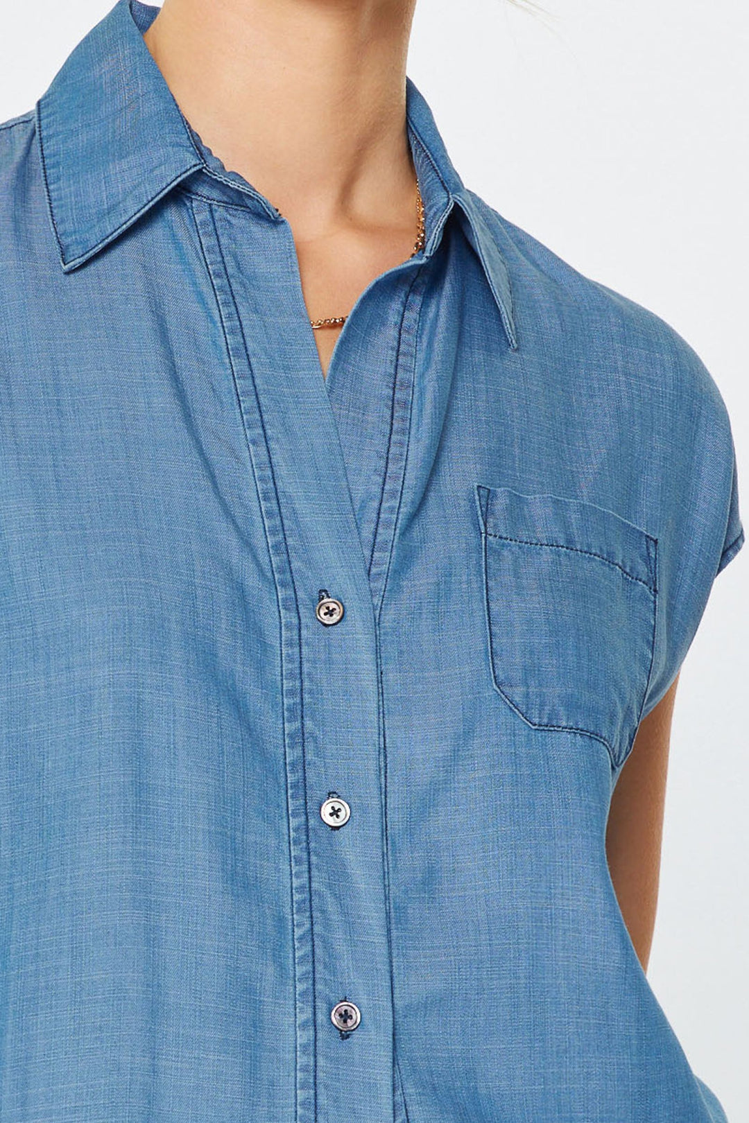 Chambray Button Shirt