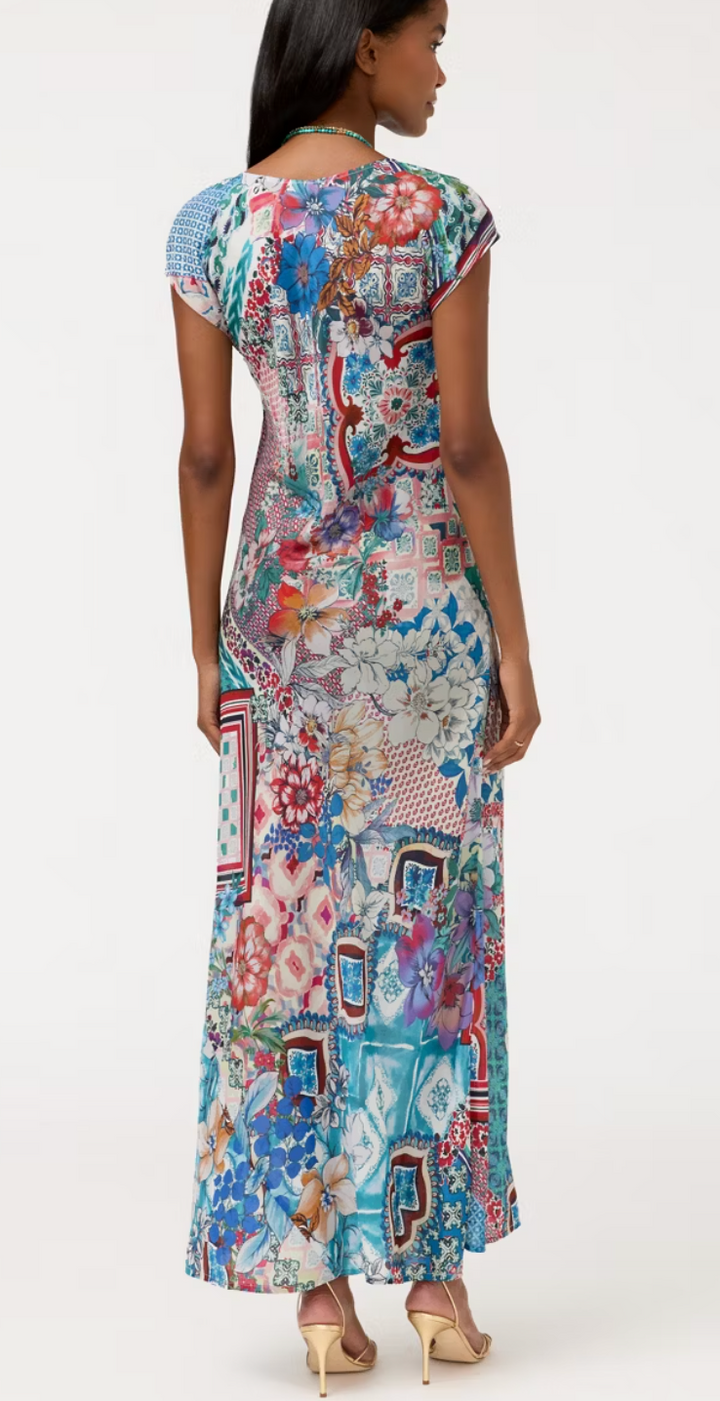 Verty Bias Patchwork Dress