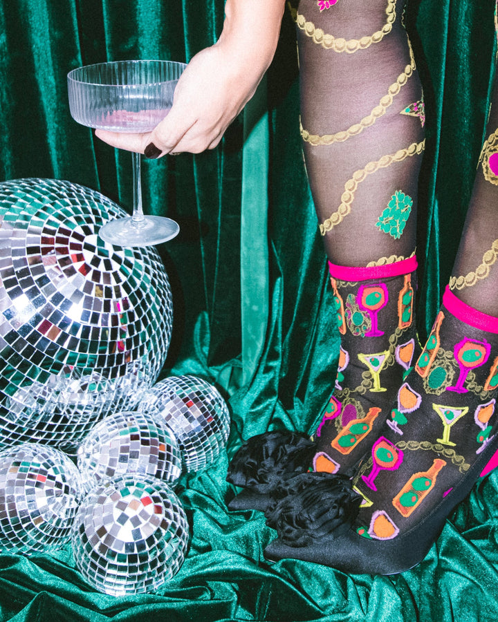 Cocktail Hour Socks