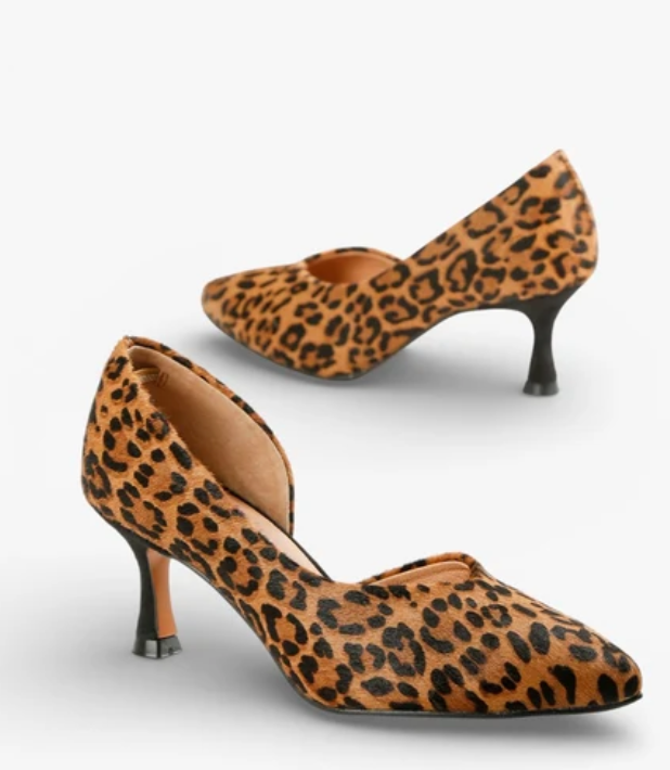 Leopard Half D'orsey Pump