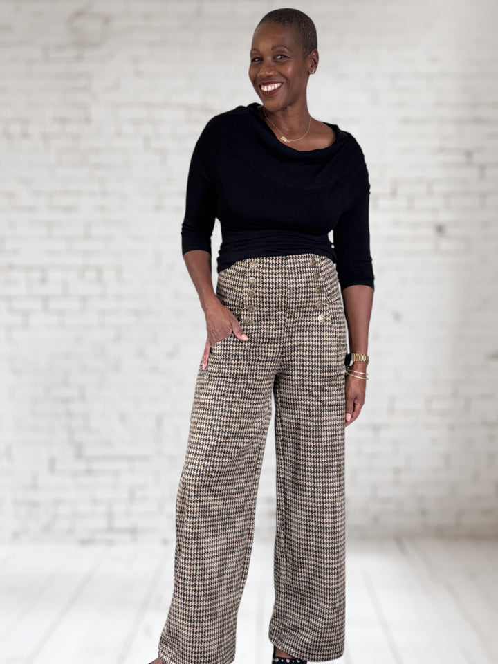 Houndstooth Francis Pant