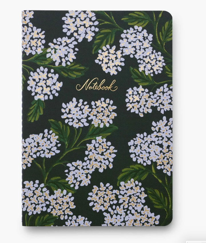 Set of 3 Hydrangea Notebooks