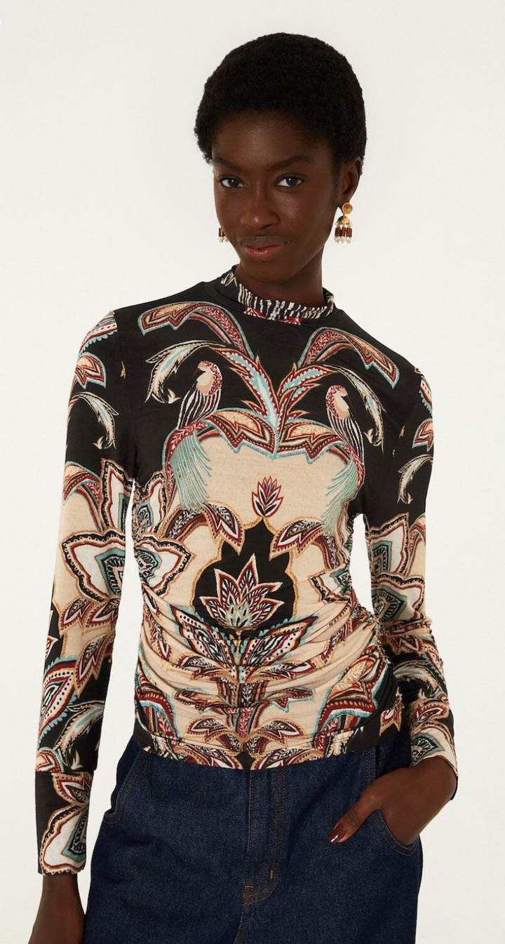 Tapestry Dream Jersey Blouse