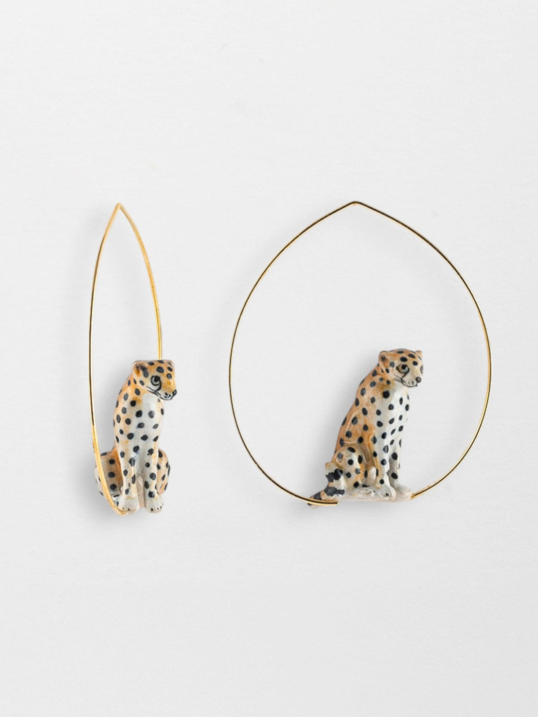 Sitting Cheetah Earrings