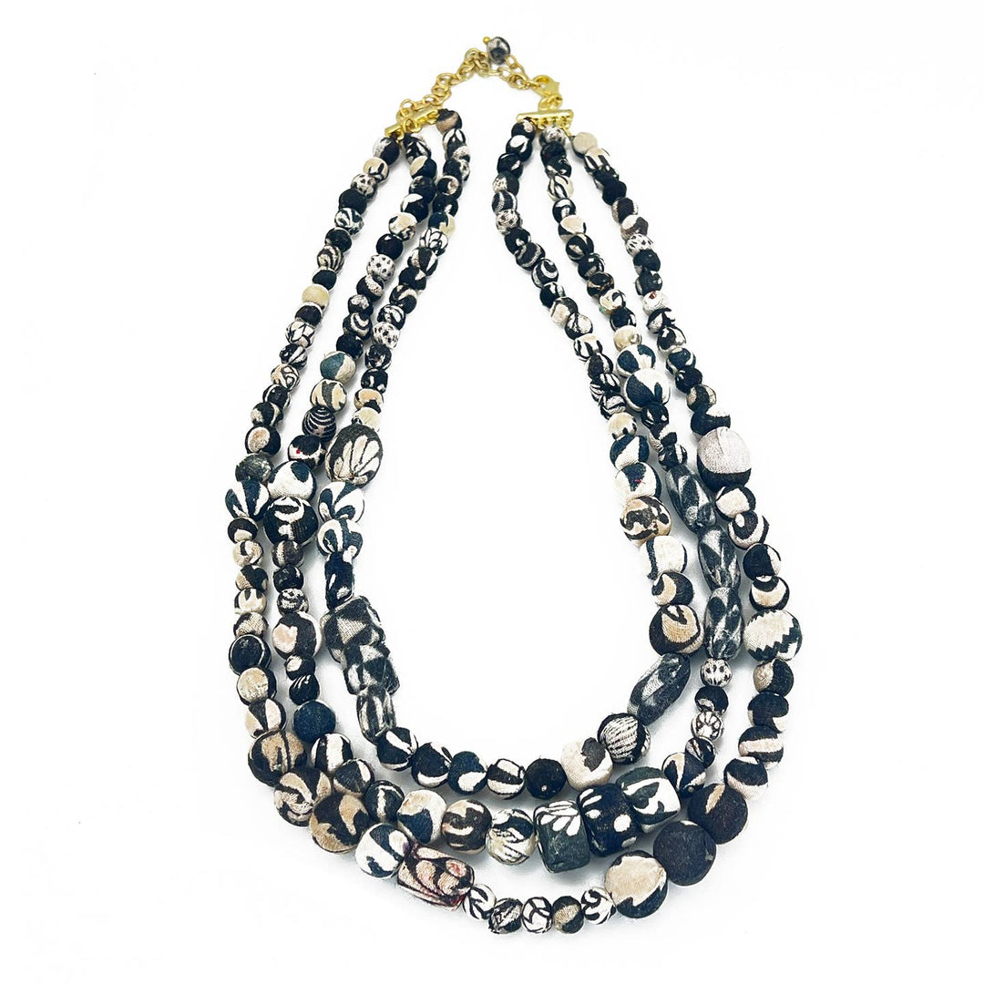 Aasha Trinity Monochrome Layer Necklace
