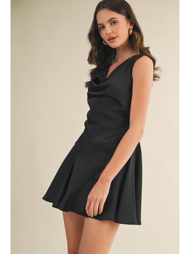 Cowl LBD Dress