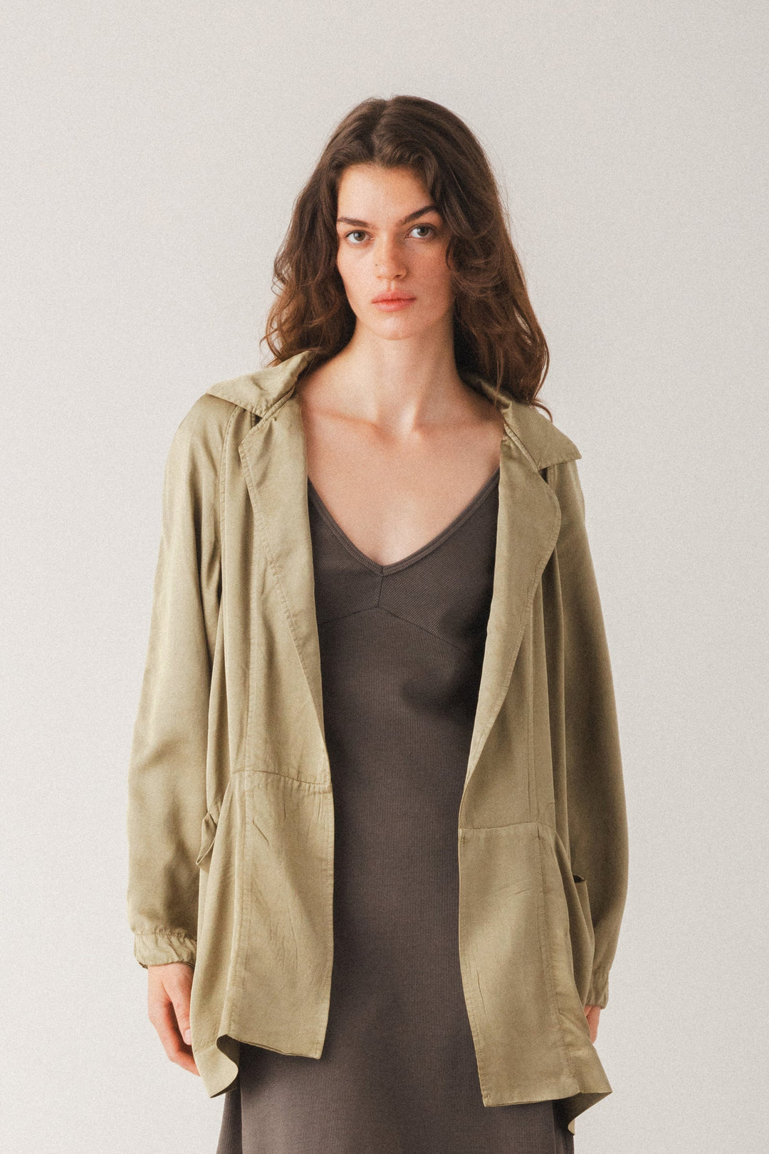 Mid-Habitual Satin Jacket