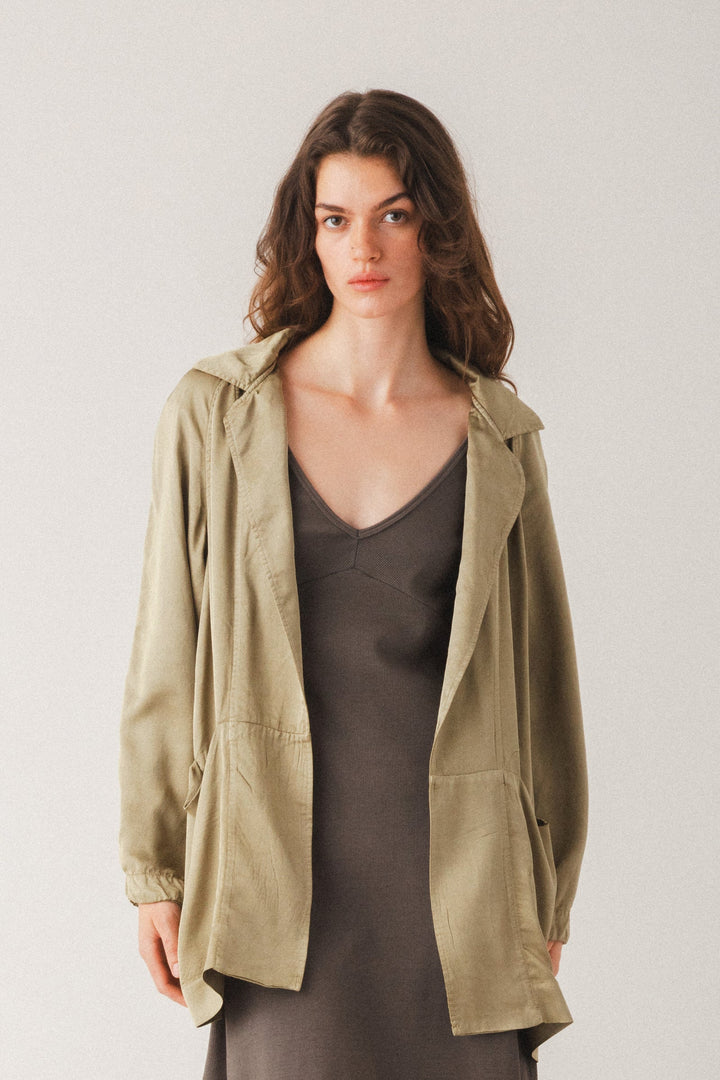Mid-Habitual Satin Jacket