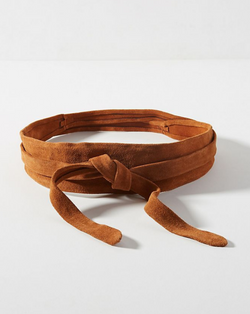 Suede Wrap Belt